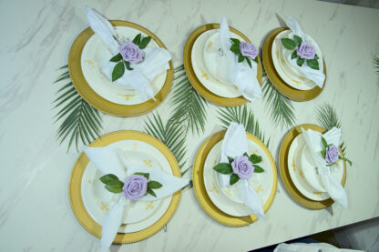 Golden Cross Dinner Set 12 Pieces